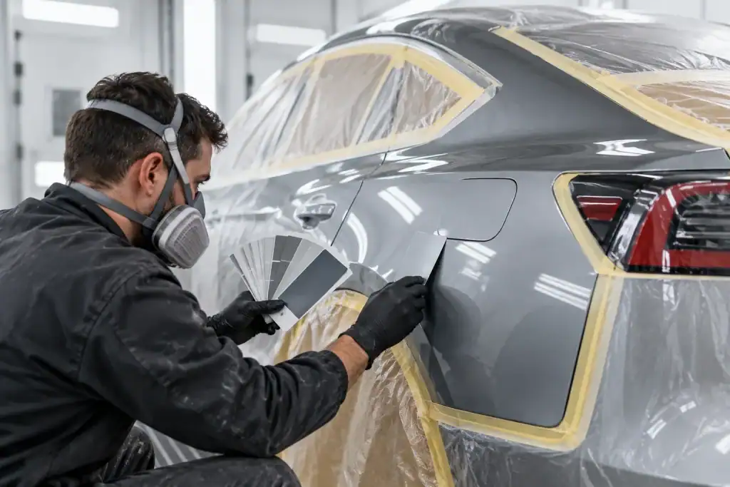 automotive spray painting