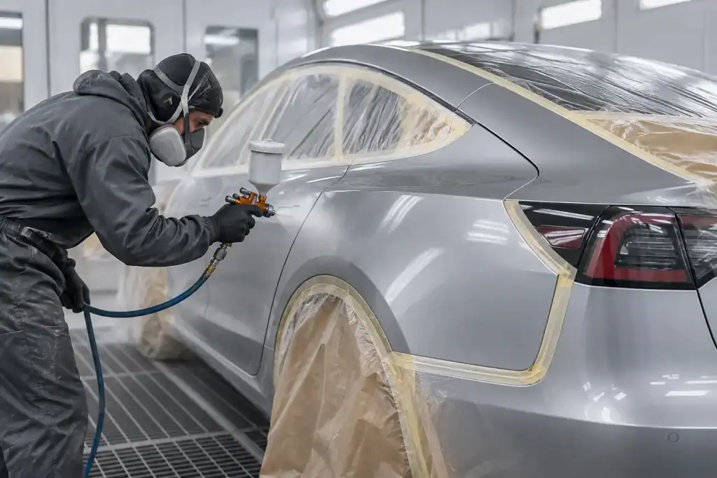 car spray painting